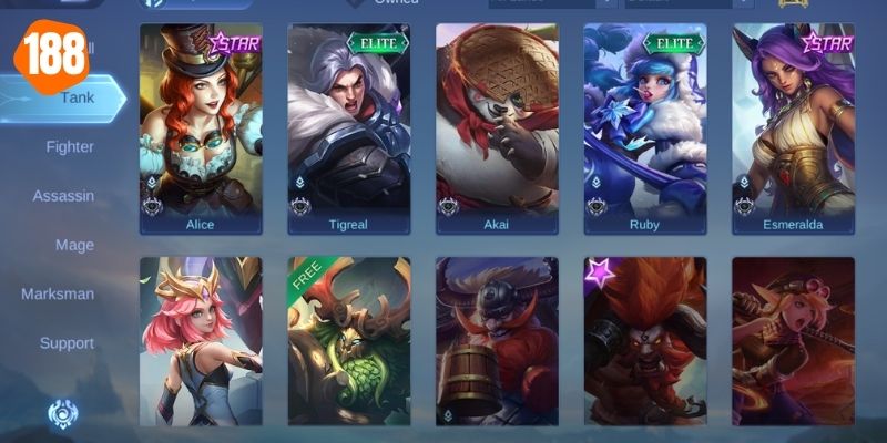 Giới thiệu cá cược Mobile Legend tại 188bet