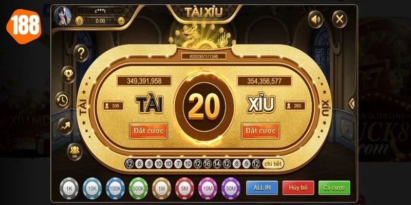 Tài xỉu MD5 cầu bệt 188bet