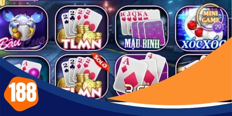 188Bet thiết kế giao diện game siêu sắc nét