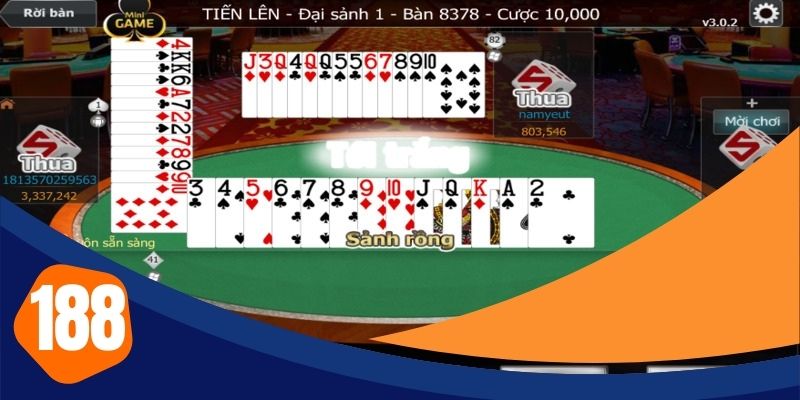 Giới thiệu tổng quan về game bài Tiến lên miễn phí 188Bet